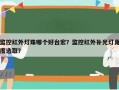 监控红外灯珠哪个好台宏？监控红外补光灯角度选取？