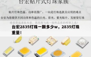 台宏2835灯珠一颗多少w，2835灯珠重量！