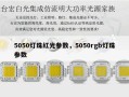 5050灯珠红光参数，5050rgb灯珠参数