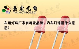 车用灯珠厂家有哪些品牌，汽车灯珠是什么意思？
