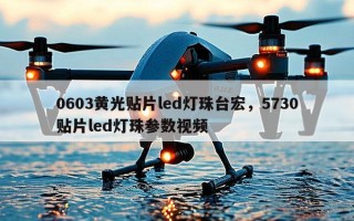 0603黄光贴片led灯珠台宏，5730贴片led灯珠参数视频