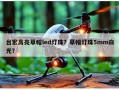 台宏高亮草帽led灯珠？草帽灯珠5mm白光？