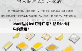 0805贴片led灯珠厂家？贴片led灯珠的费用？