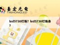 led5730灯珠？led5730灯珠条？