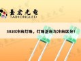 3020冷白灯珠，灯珠正白与冷白区分！