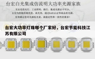 台宏大功率灯珠哪个厂家好，台宏节能科技江苏有限公司
