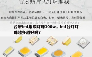 台宏led集成灯珠100w，led台灯灯珠越多越好吗？