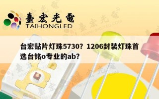 台宏贴片灯珠5730？1206封装灯珠首选台铭o专业的ab？