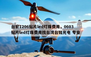 台宏1206贴片led灯珠费用，0603贴片led灯珠费用找台湾台铭光电 专业