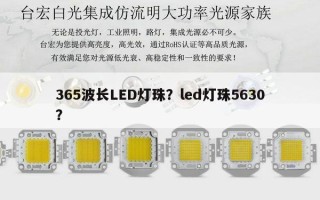 365波长LED灯珠？led灯珠5630？