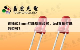 直插式3mm灯珠功率台宏，led直插灯珠的型号？