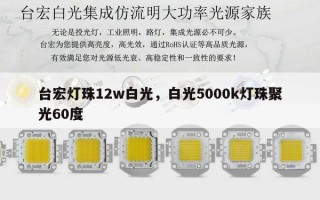 台宏灯珠12w白光，白光5000k灯珠聚光60度