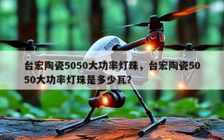 台宏陶瓷5050大功率灯珠，台宏陶瓷5050大功率灯珠是多少瓦？