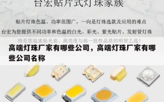 高端灯珠厂家有哪些公司，高端灯珠厂家有哪些公司名称