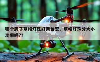 哪个牌子草帽灯珠好用台宏，草帽灯珠分大小功率吗?？