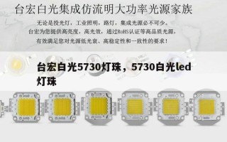 台宏白光5730灯珠，5730白光led灯珠