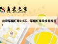 台宏草帽灯珠0.5瓦，草帽灯珠改换贴片灯！