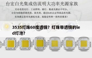 3535灯珠60度透镜？灯珠带透镜的led灯泡？