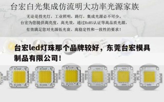 台宏led灯珠那个品牌较好，东莞台宏模具制品有限公司！