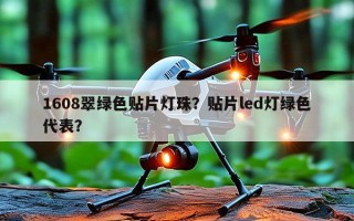 1608翠绿色贴片灯珠？贴片led灯绿色代表？