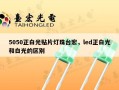 5050正白光贴片灯珠台宏，led正白光和白光的区别