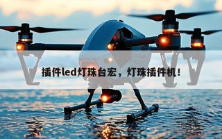插件led灯珠台宏，灯珠插件机！