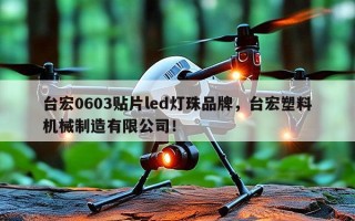 台宏0603贴片led灯珠品牌，台宏塑料机械制造有限公司！