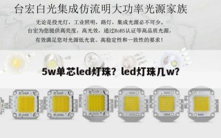 5w单芯led灯珠？led灯珠几w？