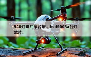 940灯珠厂家台宏，hsd9003a台灯芯片！