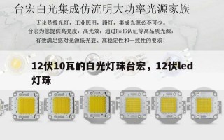 12伏10瓦的白光灯珠台宏，12伏led灯珠