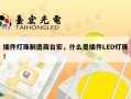 插件灯珠制造商台宏，什么是插件LED灯珠！