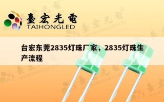 台宏东莞2835灯珠厂家，2835灯珠生产流程