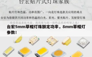 台宏5mm草帽灯珠额定功率，8mm草帽灯参数！