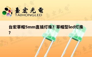 台宏草帽5mm直插灯珠？草帽型led灯珠？