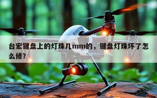 台宏键盘上的灯珠几mm的，键盘灯珠坏了怎么修？