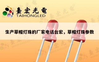生产草帽灯珠的厂家电话台宏，草帽灯珠参数