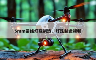 5mm带线灯珠制造，灯珠制造视频