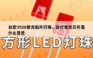 台宏3528紫光贴片灯珠，台灯紫光芯片是什么意思