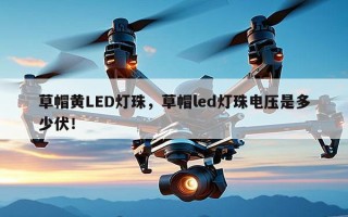 草帽黄LED灯珠，草帽led灯珠电压是多少伏！