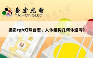 摄影rgb灯珠台宏，人体结构几何体速写？