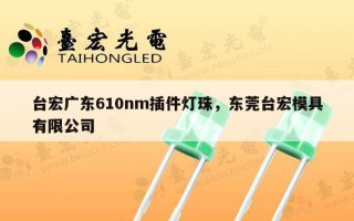 台宏广东610nm插件灯珠，东莞台宏模具有限公司