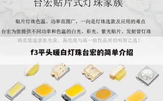 f3平头暖白灯珠台宏的简单介绍