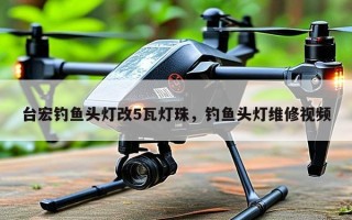 台宏钓鱼头灯改5瓦灯珠，钓鱼头灯维修视频