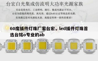 60度插件灯珠厂家台宏，led插件灯珠首选台铭o专业的ab