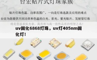 uv固化6868灯珠，uv灯405nm固化灯！