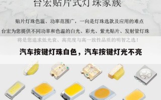 汽车按键灯珠白色，汽车按键灯光不亮