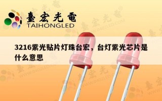 3216紫光贴片灯珠台宏，台灯紫光芯片是什么意思