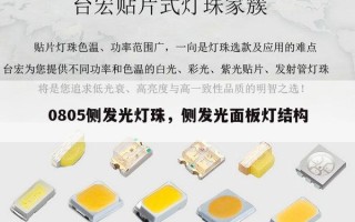 0805侧发光灯珠，侧发光面板灯结构