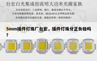 5mm插件灯珠厂台宏，插件灯珠分正负极吗？