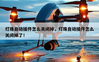灯珠自动插件怎么关闭掉，灯珠自动插件怎么关闭掉了！
